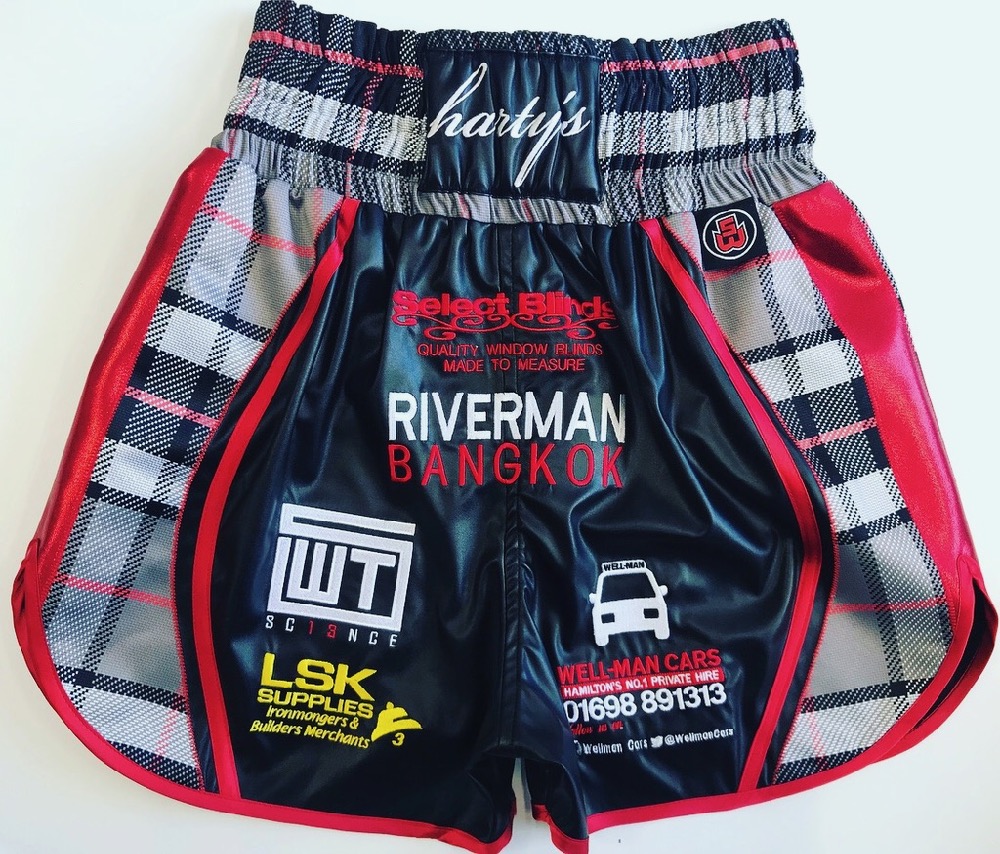 tartan boxing shorts
