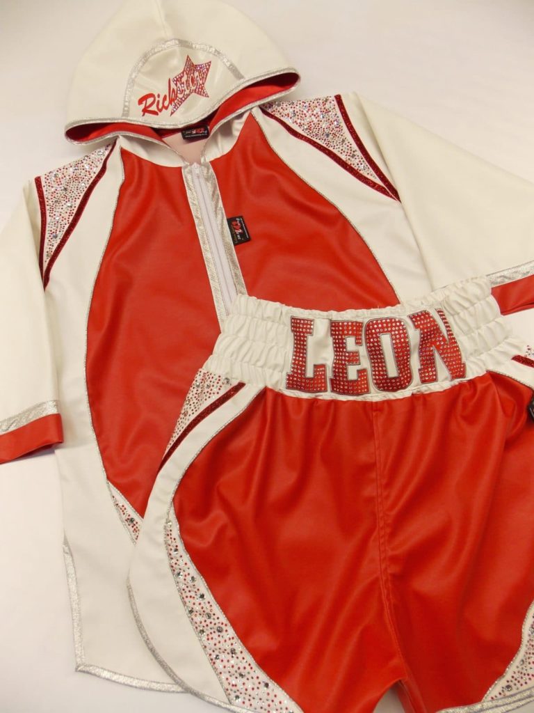 Austrian Crystals Boxing Shorts & Ringjacket