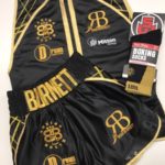 Burnett Black and Gold Boxing Kit