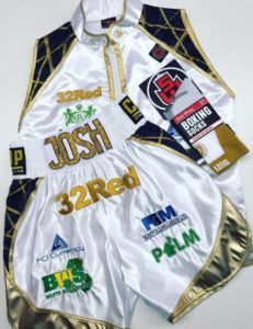 Josh Warrington Boxing Ring Wear including socks