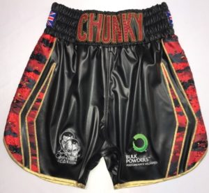 james degale camo boxing shorts and kit