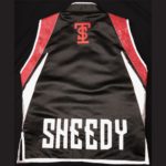 ben Sheedy black and red boxing ring jacket