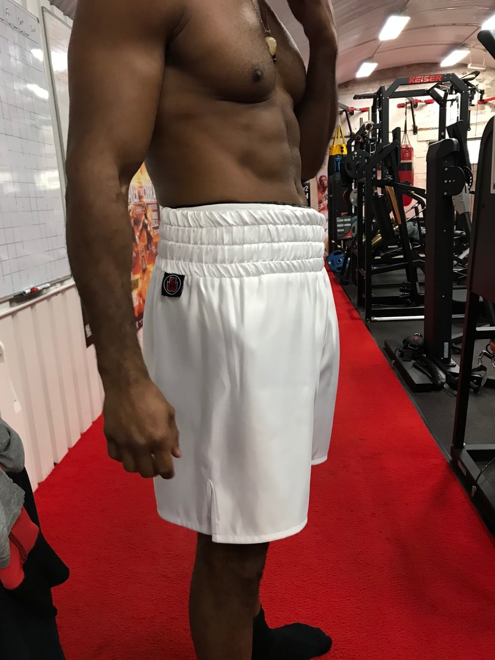 david Haye in boxing shorts for Haye Bellew 2