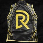 robbie Davies black and gold ring jacket