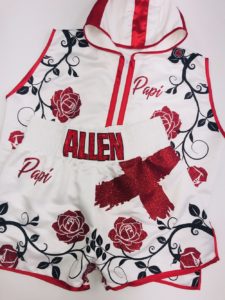 David Allen England sparkle boxing kit