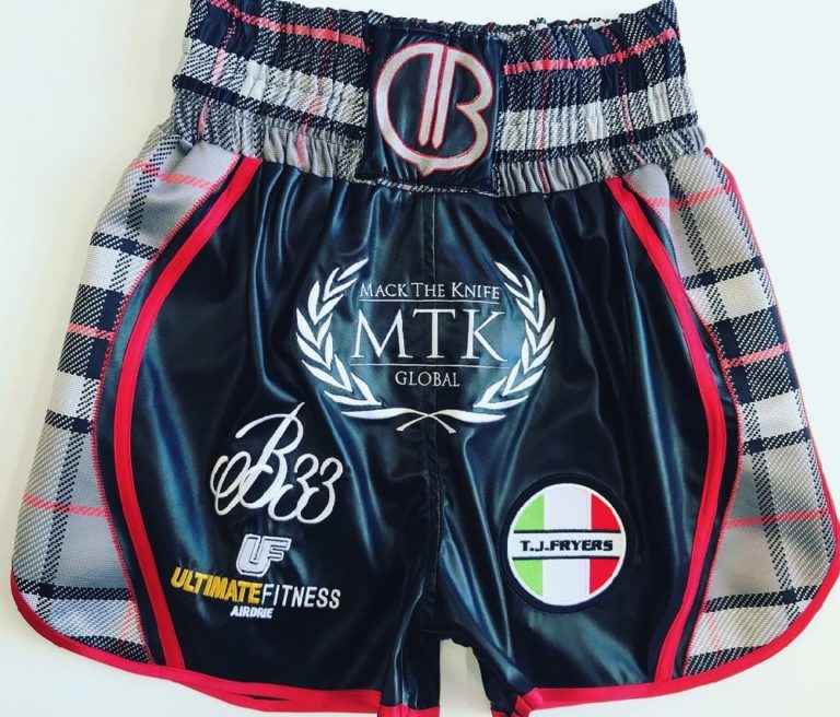 David brophy tartan boxing shorts