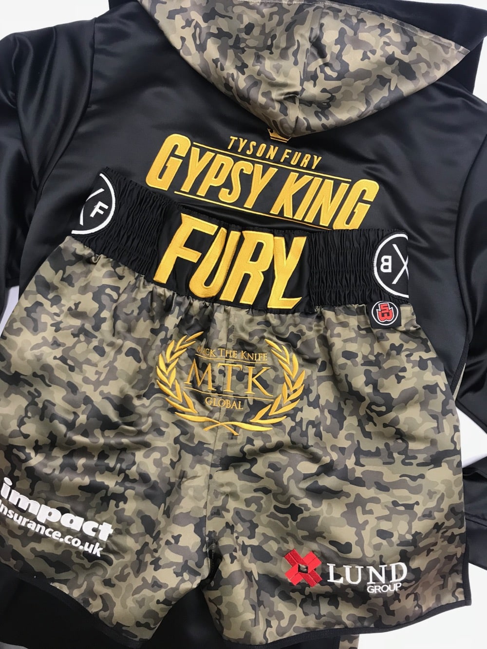 tyson fury boxing shorts and gown