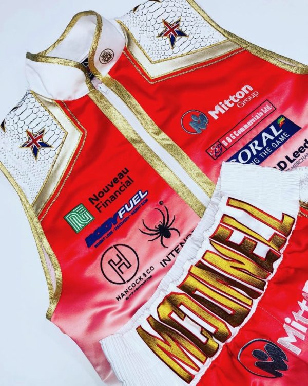 Gavin mcdonnell boxing shorts Chicago world title jacket detail