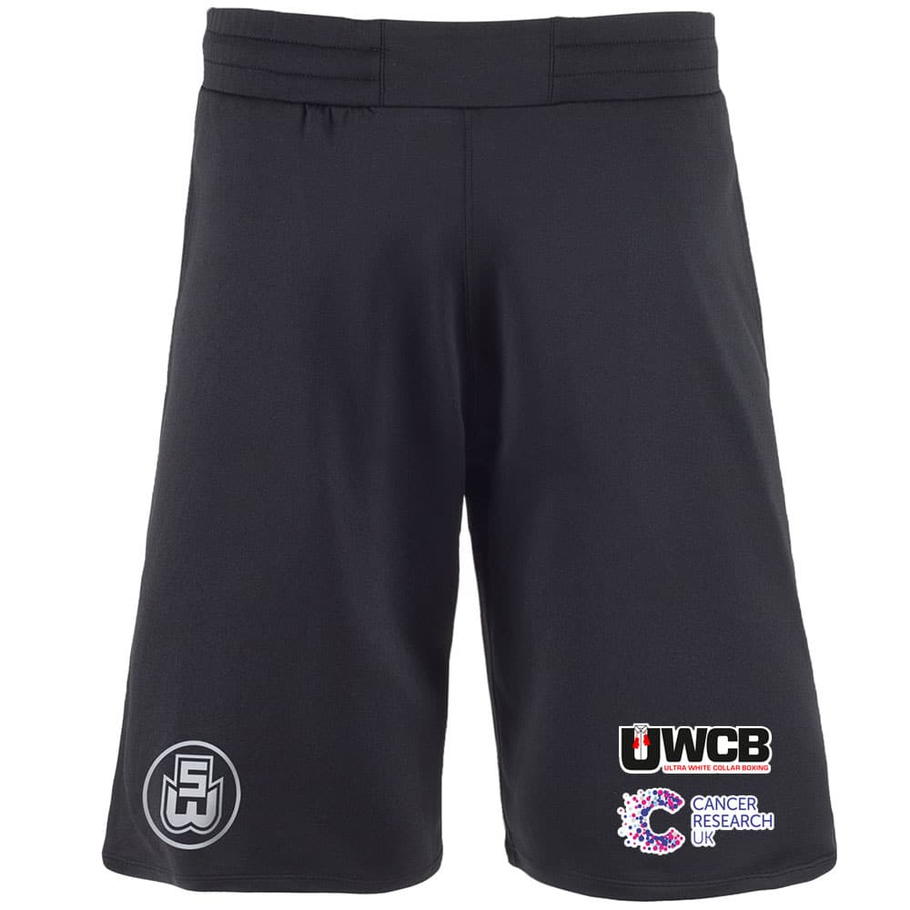 uwcb black training shorts