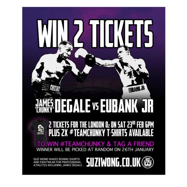 James Degale vs Chris Eubank Jr Ticket Competition
