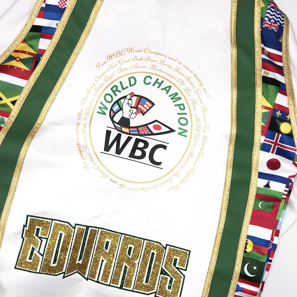WBC Charlie Edwards back jacket