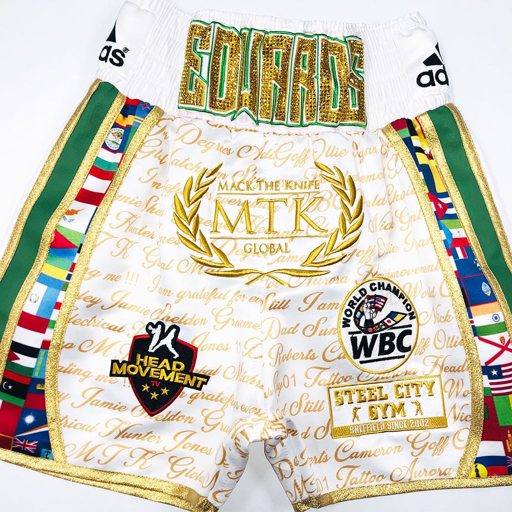 WBC Charlie Edwards boxing shorts