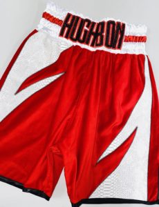 red velvet boxing shorts