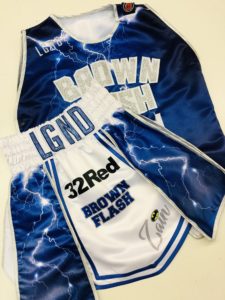 Zelfa Barrett boxing skirt, gladiator boxing shorts