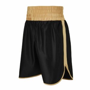 Burnett Black & Gold Customisable Boxing shorts