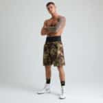 Camo Style Customisable Boxing Shorts on Pro Boxer