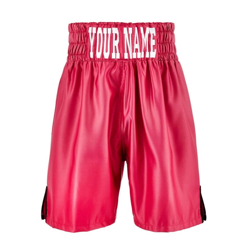 Electric Pink Satin Customisable Boxing shorts