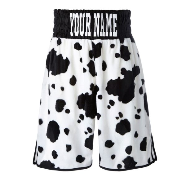 Cow Print Customisable Boxing shorts