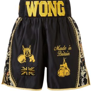 Baroque Black and Gold Luxury Boxing Shorts