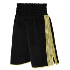 Mexican Velvet Black & Gold Boxing Shorts