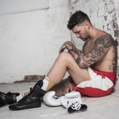 Paul Butler Style Red Boxing Shorts