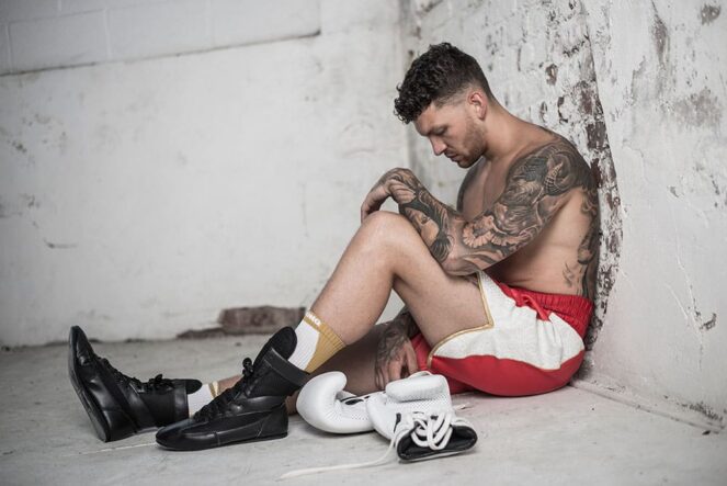 Paul Butler Style Red Boxing Shorts