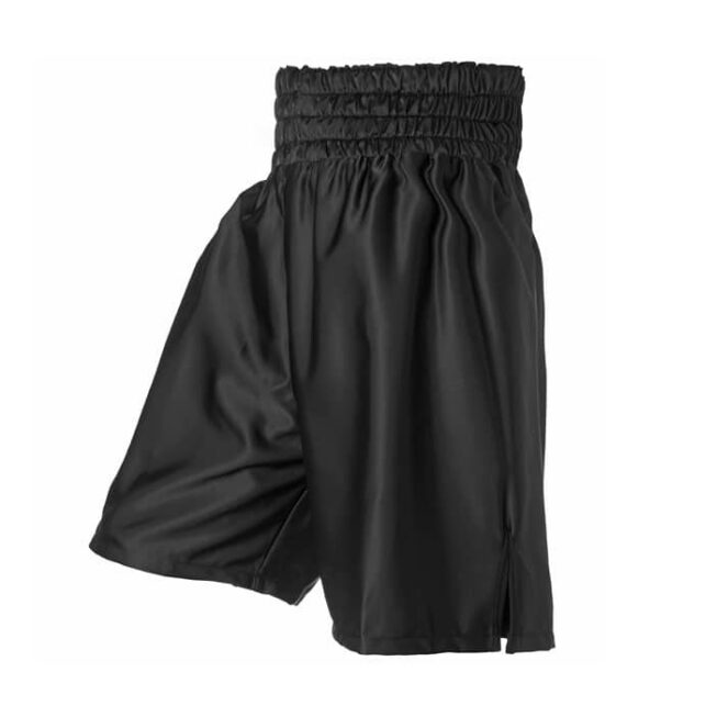 Black Satin Customisable Boxing Shorts