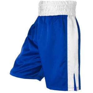 Classic Stripe Blue and White Customisable Boxing Shorts