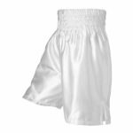White Satin Customisable Boxing Shorts