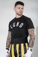 LGND Black Rise T-Shirt on Boxer