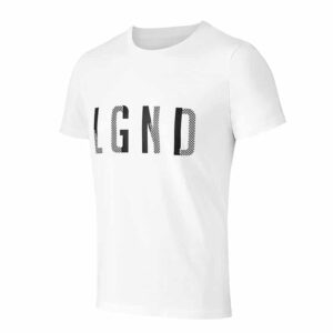 LGND Mesh Print White T-Shirt