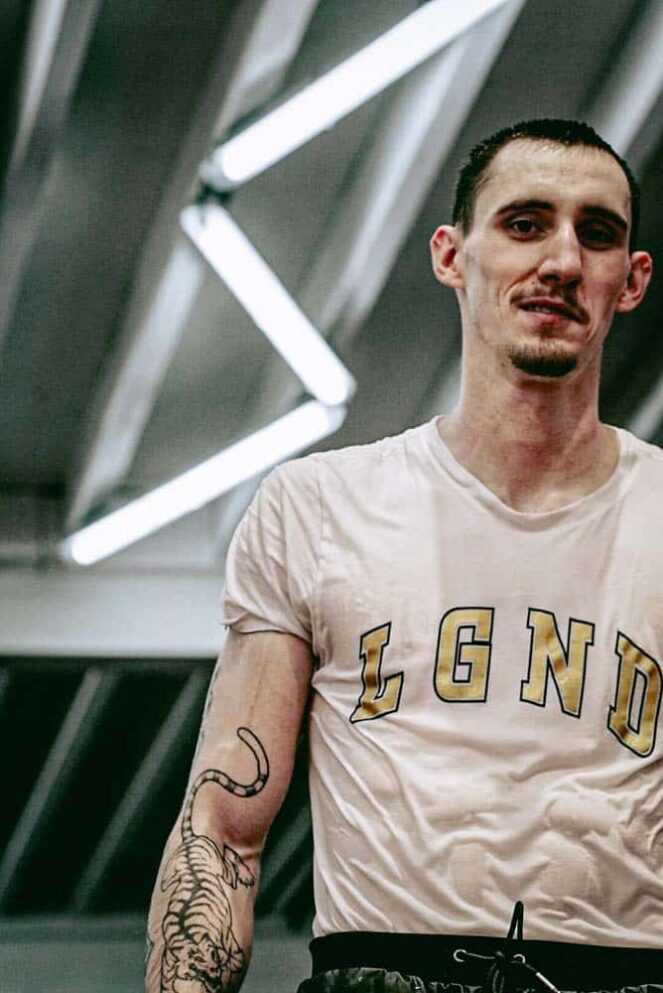 LGND White Gold Retro College T-shirt