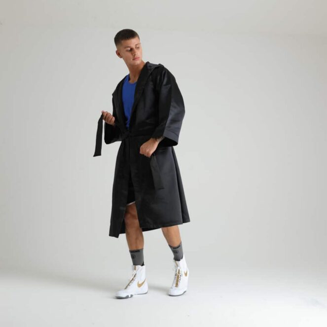 Black Boxing Ring Jacket