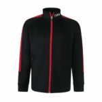 Black and Red Tracksuit Top