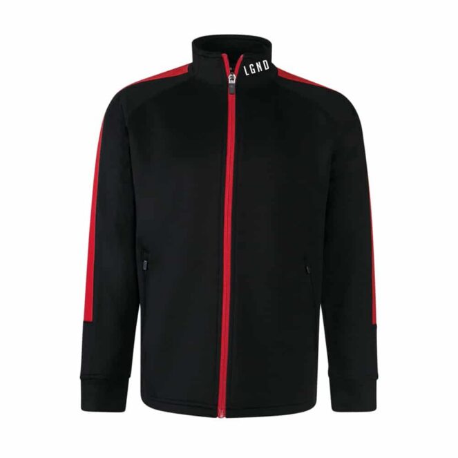 Black and Red Tracksuit Top