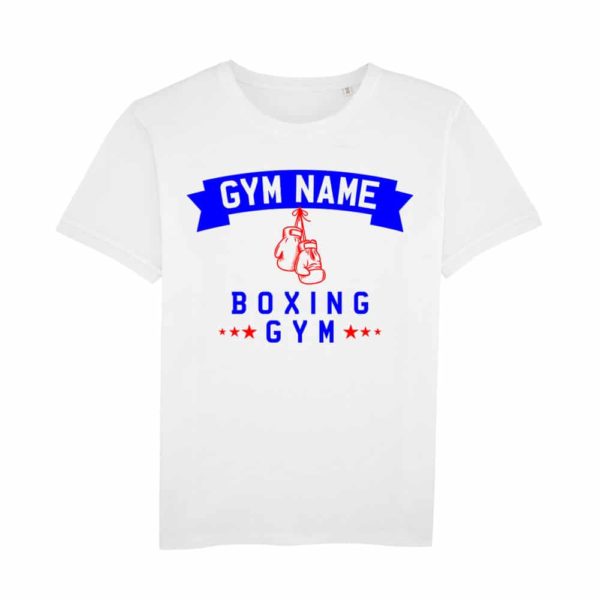 Kids White Boxing Gym T-Shirt