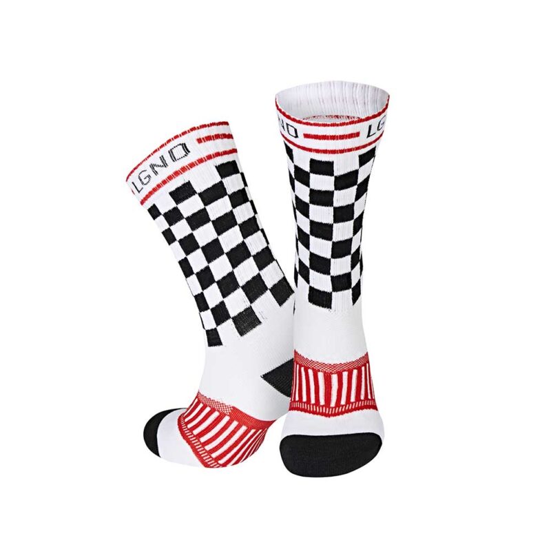 Bulls White Black and Red Boxing Socks