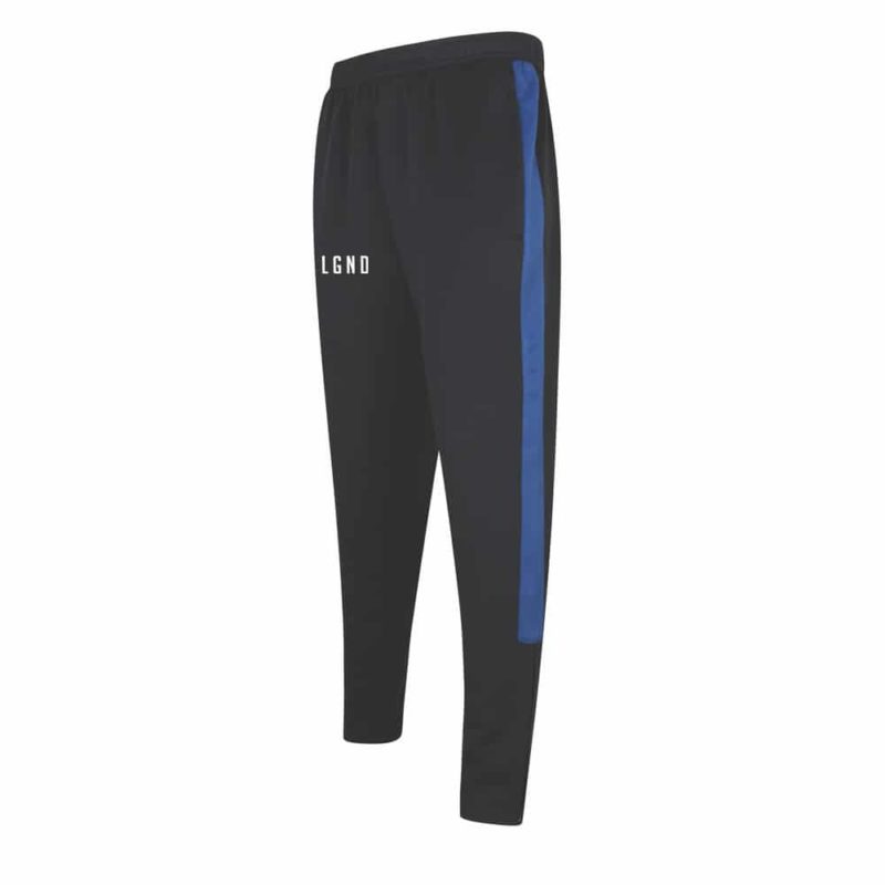 Black and Blue Tracksuit Bottoms