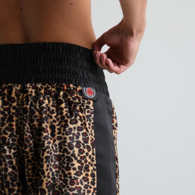 Prince Naseem Style Leopard Print Boxing Shorts