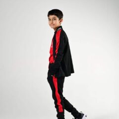 Black and Red LGND Kids Tracksuit