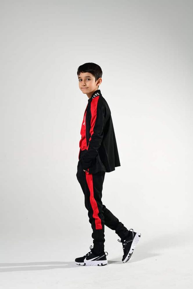 Black and Red LGND Kids Tracksuit Black and Red LGND Kids Tracksuit