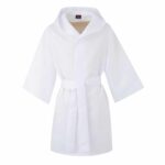 Customisable Classic White Satin Boxing Robe