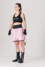 Women's Pink and Black Hagler Boxing Shorts