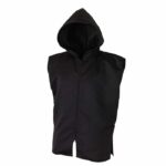 Customisable Black Satin Boxing Ring Jacket