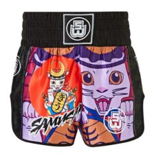 Suzi Wong Maneki-neko Cat Muay Thai Shorts