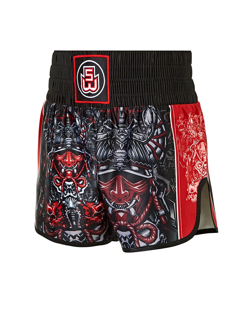 Shorts De Combat Muay Thai / MMA – Unisexe Adulte, Fentes Latérales, Ceinture élastique Avec Cordon, Pour Entraînement Et Compétition