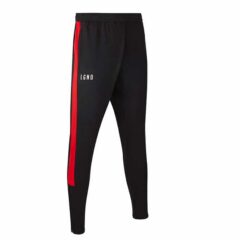 Black and Red Tracksuit Bottoms