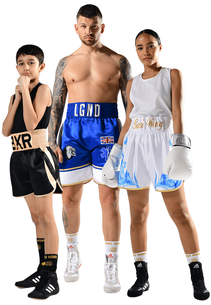 Custom Boxing Shorts for Men, Women and Kids
