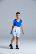 Kid's Blue Smoke Boxing Shorts