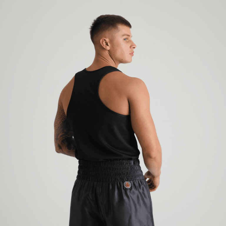 Black Boxing Vest